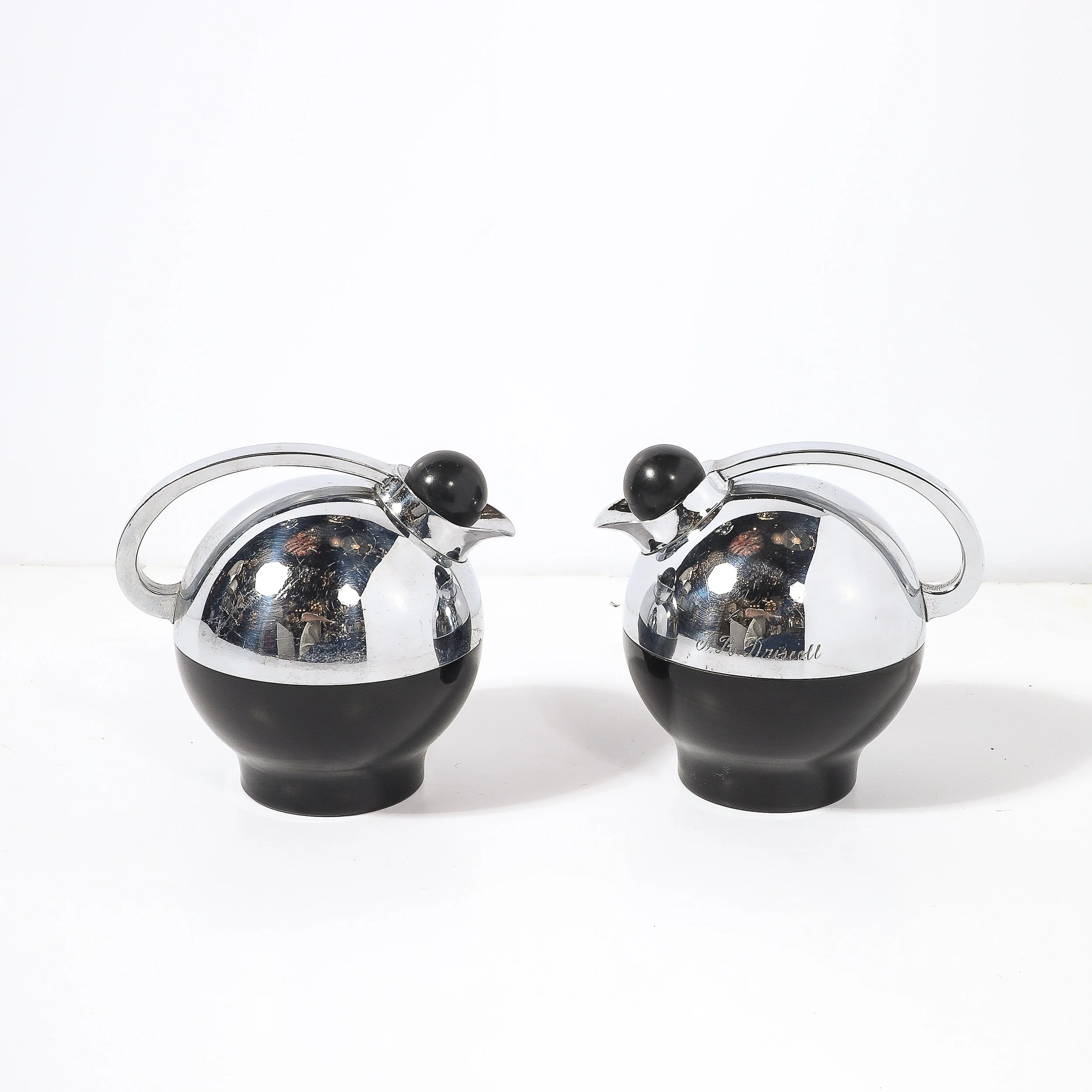 Mid Century Modern Double Ceramic Teapot by Gunnar Nylund for